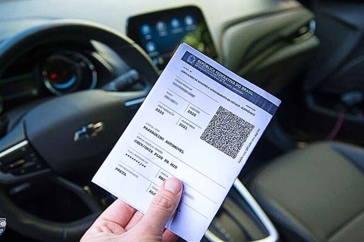 É obrigatório imprimir documento de andar do veículo?